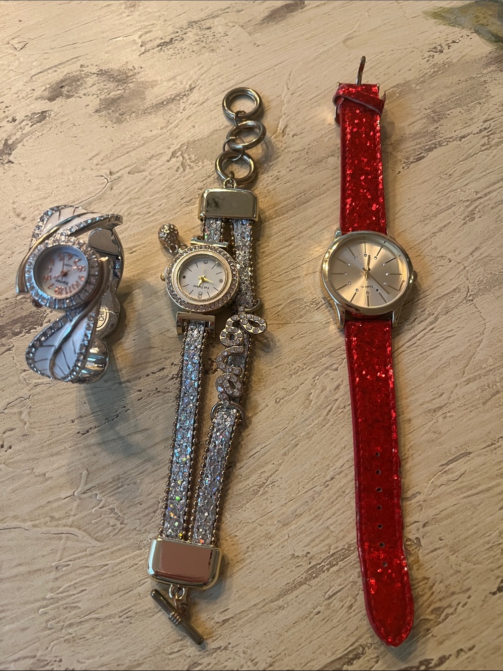 Three Women’s Glamour Watches: